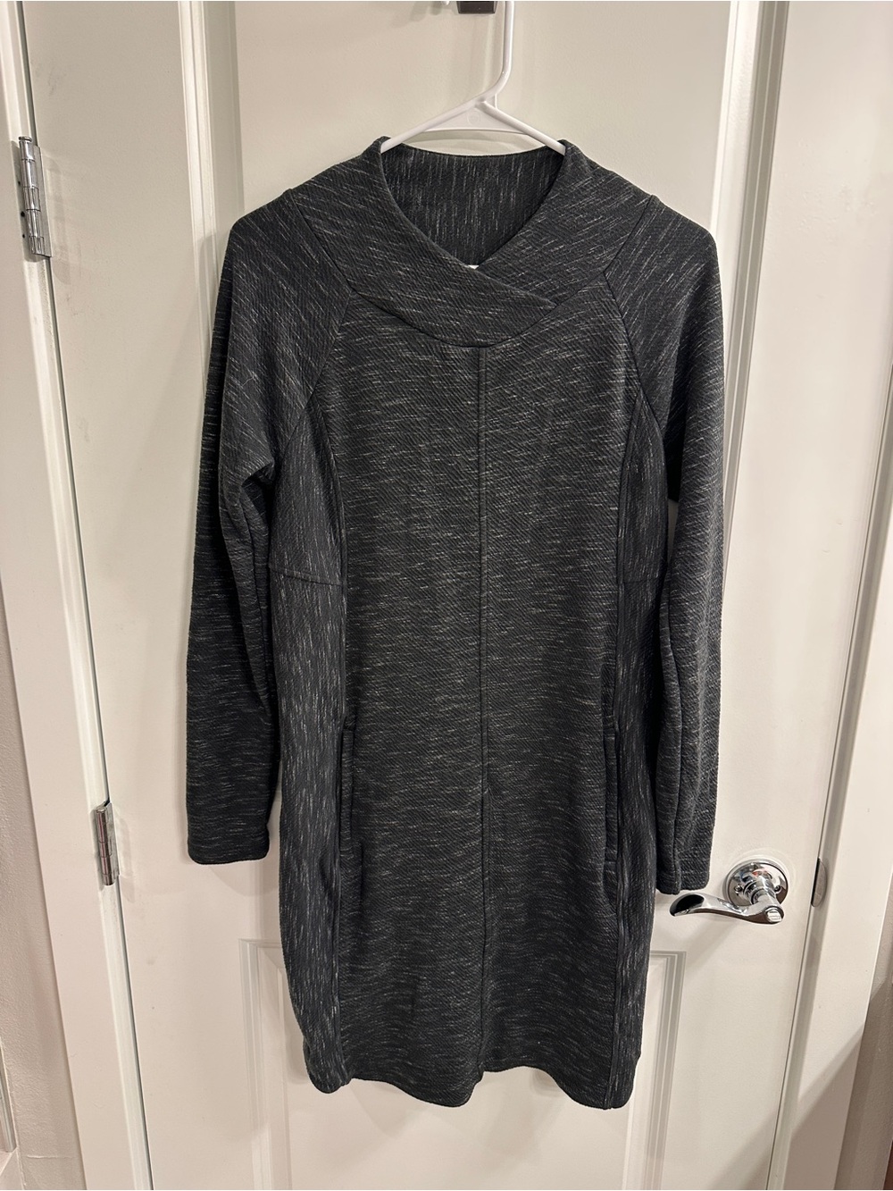 Prana Sweater Dress - women’s small, black/charcoal